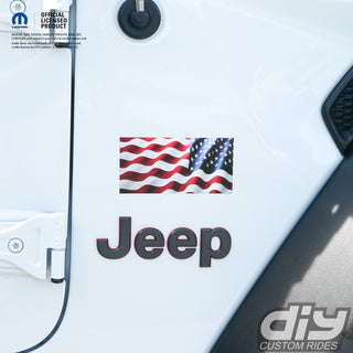 American Flag Decals (Pair)
