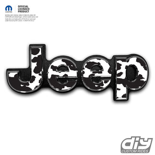 Jeep Emblem Overlay Decals - Cow