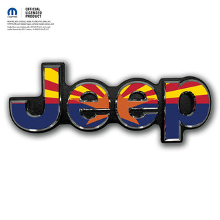 Jeep Emblem Overlay Decals - Arizona Flag