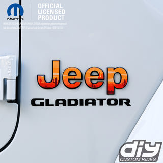 Jeep Emblem Overlay Decals - Old West