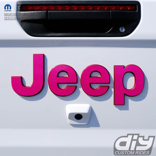 Jeep Emblem Overlay Decals Glitter