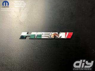 Dodge HEMI Fender Emblem Overlay Decal L&R MEXICAN FLAG Fits 2011-2019 Challenger Charger Durango
