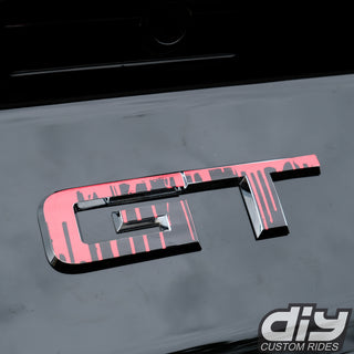 GT "Dripping Blood" Rear Emblem Overlay Decal Fits 2015-2023 Mustang GT