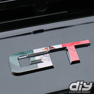 GT Mexican Flag Rear Emblem Overlay Decal Fits 2015-2023 Mustang GT