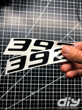 Buy galaxy-black 392 Fender Emblem Overlay Decal SOLID COLOR Fits Dodge Challenger Charger 300