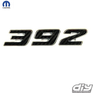 392 Fender Emblem Overlay Decals L&R CARBON FIBER Fits Dodge Challenger Charger 300