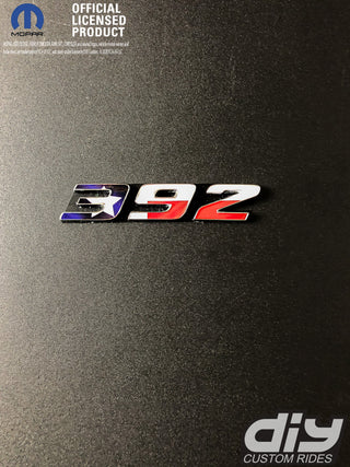 392 Fender Emblem Overlay Decals L&R TEXAS FLAG Fits Dodge Challenger Charger 300