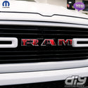 RAM Grill Emblem Overlay Decals DRIPPING RED Fits 2009-2024 1500-5500