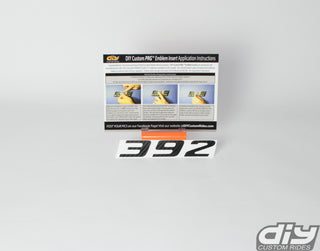 392 Fender Emblem Overlay Decals L&R CARBON FIBER Fits Dodge Challenger Charger 300
