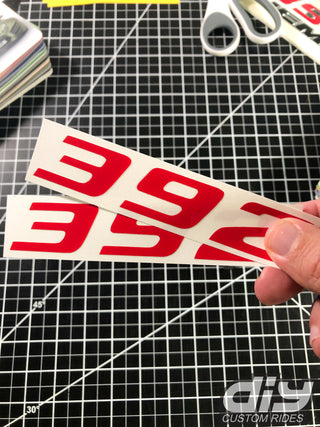 Buy cardinal-red-gloss 392 Fender Emblem Overlay Decal SOLID COLOR Fits Dodge Challenger Charger 300