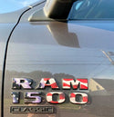 RAM Classic 1500-3500 Door Emblem Decals WAVING AMERICAN FLAG Fits 2009-2023