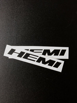 Buy matte-black Dodge HEMI Fender Emblem Insert Overlay Decals SOLID COLOR Fits 11-19 Challenger Charger Durango