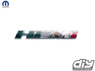 Dodge HEMI Fender Emblem Overlay Decal L&R MEXICAN FLAG Fits 2011-2019 Challenger Charger Durango