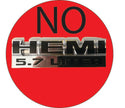 RAM 1500 HEMI Fender Emblem Overlay Decals (Pair) MEXICAN FLAG Fits 2013-2023