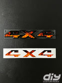 RAM 4x4 Emblem Overlay Decals REAL FIRE FLAMES Fits 2009-2023 1500-5500