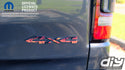 RAM 4x4 Emblem Overlay Decals REAL FIRE FLAMES Fits 2009-2023 1500-5500