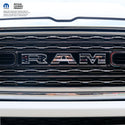 Chrome RAM Emblem Overlay Decals BLACK & WHITE AMERICAN FLAG