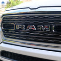 Chrome RAM Emblem Overlay Decals BLACK & WHITE AMERICAN FLAG