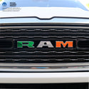 RAM Grill Emblem Overlay Decals WAVING IRELAND IRISH FLAG Fits 2009-2025 1500-5500