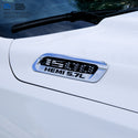 RAM 1500 Hood Emblem Overlay Decals L&R Black & White American Flag Fits 2019-2025 RAM Trucks