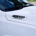 RAM 1500 Hood Emblem Overlay Decals L&R Grayscale American Flag Fits 2019-2025 RAM Trucks