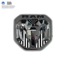 RAM Tailgate RAM Head Emblem Overlay Decals BLACK & WHITE AMERICAN FLAG Fits 2009-2024 Trucks