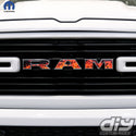 RAM Grill Emblem Overlay Decals REAL FIRE FLAMES Fits 2009-2024 1500-5500