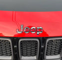 Jeep Emblem Overlay Decals - Thin Red Line American Flag