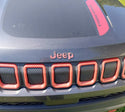 Jeep Emblem Overlay Decals - Real Flames