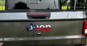 Jeep Emblem Overlay Decals - Texas Flag