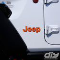 Jeep Emblem Overlay Decals Fluorescent Colors