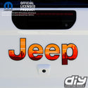 Jeep Emblem Overlay Decals - Western Landscape