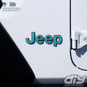 Jeep Emblem Overlay Decals Glitter