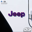 Jeep Emblem Overlay Decals Glitter