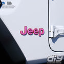 Jeep Emblem Overlay Decals Glitter