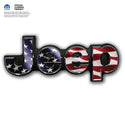 Jeep Emblem Overlay Decals - American Flag