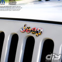 Jeep Emblem Overlay Decals - Maryland Flag