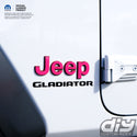 Jeep Emblem Overlay Decals Fluorescent Colors