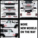 Jeep Emblem Overlay Decals - Western Landscape