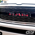 RAM Grill Emblem Overlay Decals RED FIRE FLAMES Fits 2009-2024 1500-5500