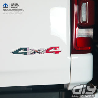 RAM 4x4 Emblem Overlay Decals MEXICAN FLAG Fits 2009-2025 1500-5500