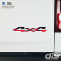 RAM 4x4 Emblem Overlay Decals RED FIRE FLAMES Fits 2009-2023 1500-5500