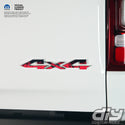 RAM 4x4 Emblem Overlay Decals RED FIRE FLAMES Fits 2009-2023 1500-5500