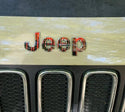 Jeep Emblem Overlay Decals - Dripping Red