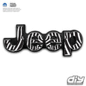 Jeep Emblem Overlay Decals - Zebra