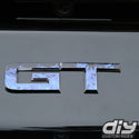 GT "Blue Fire Flames" Rear Emblem Overlay Decal Fits 2015-2023 Mustang GT