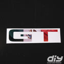 GT Mexican Flag Rear Emblem Overlay Decal Fits 2015-2023 Mustang GT