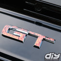 GT "Real Fire Flames" Rear Emblem Overlay Decal Fits 2015-2023 Mustang GT