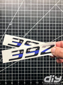 392 Fender Emblem Overlay Decal SOLID COLOR Fits Dodge Challenger Charger 300