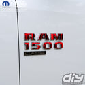 RAM Classic 1500-3500 Door Emblem Decals DRIPPING RED Fits 2009-2023